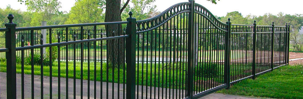 aluminum gate with arch