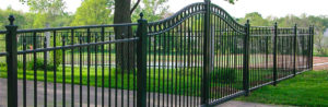 aluminum gate with arch