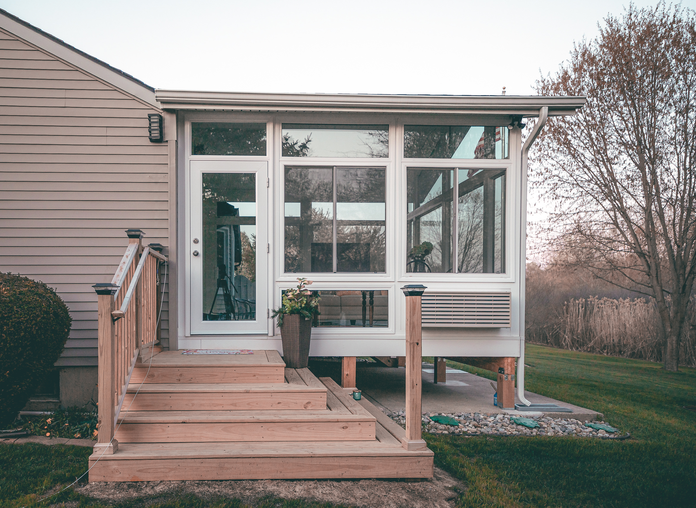 Living space sunroom