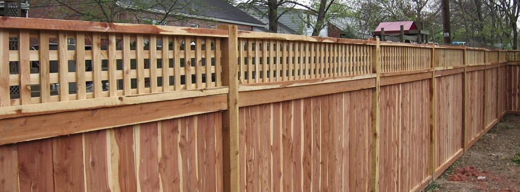 Wood Privacy Fence in Missouri