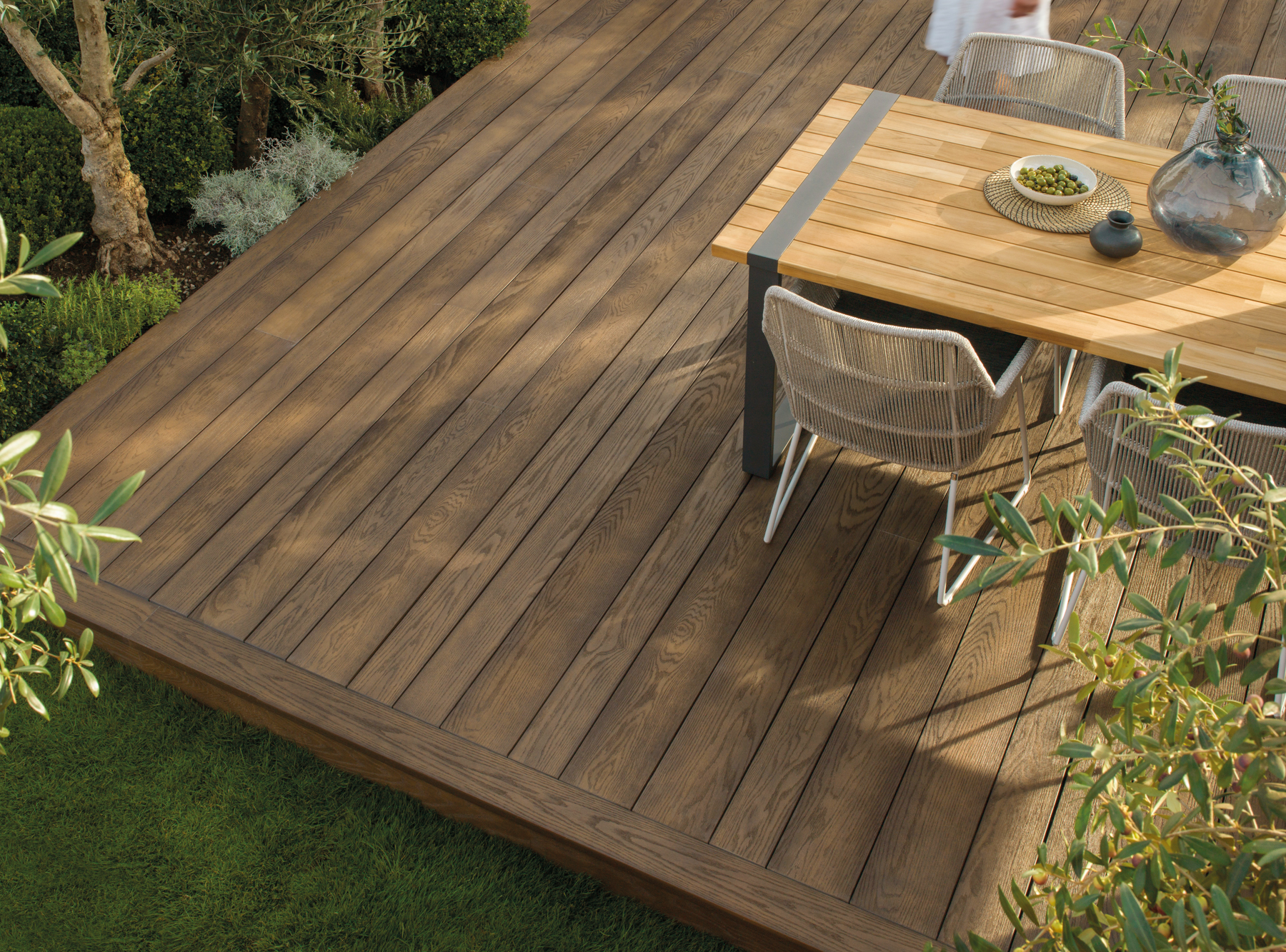Millboard Light Brown Composite Decking in St. Louis